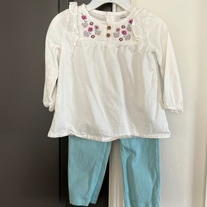 Carter’s set baby/toddler girl 18 months